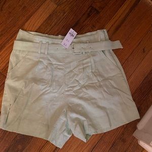 Mint green shorts
